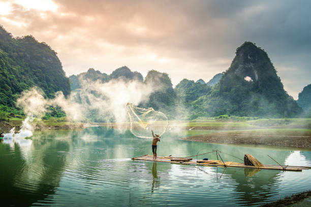 Halong Bay Cruise with Limestone Islands in Vietnam