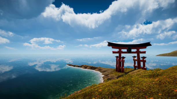 Mount Fuji view from Lake Kawaguchi during sunrise in Japan