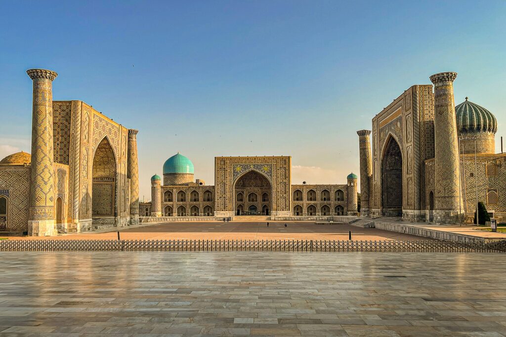 Book Tashkent Samarkand 5-day tour package — Registan Square UNESCO Silk Road Uzbekistan