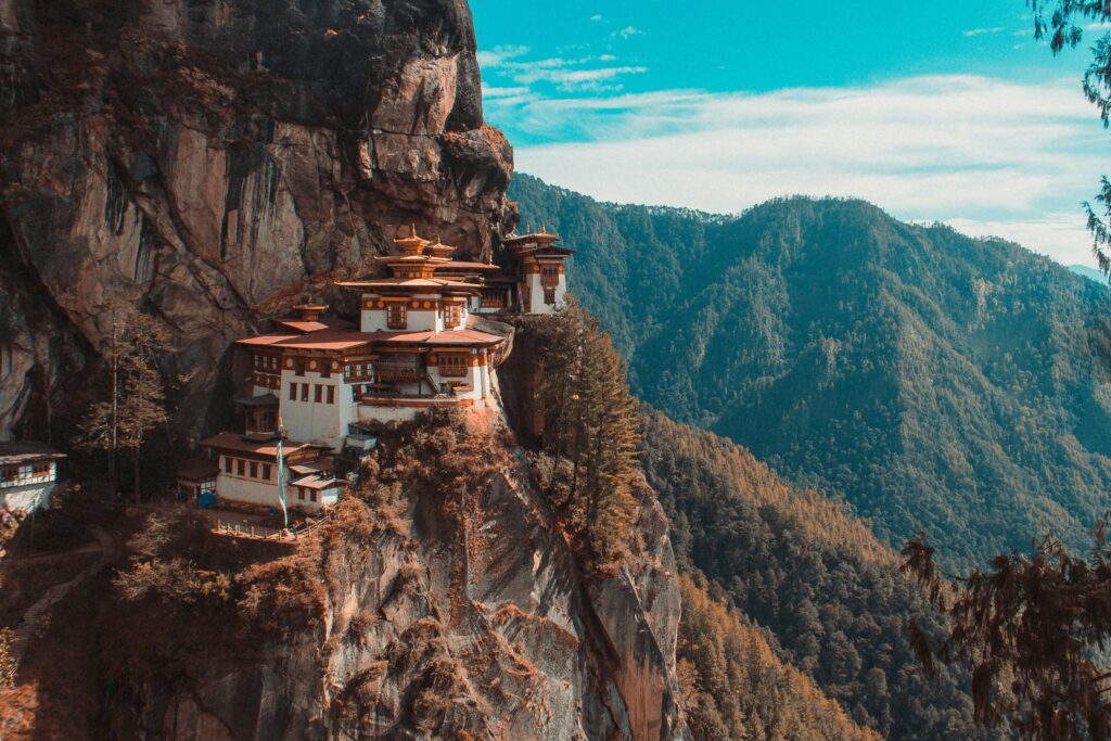 Tiger nest monastery paro bhutan
